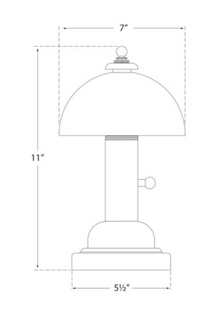 Ceramic Glaze Table Lamp | Andrew Martin Senso | Oroa.com
