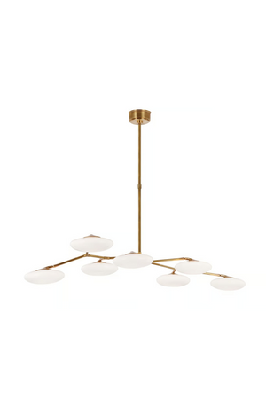 Rotating Glass Petals Chandelier | Andrew Martin Brindille | Oroa.com