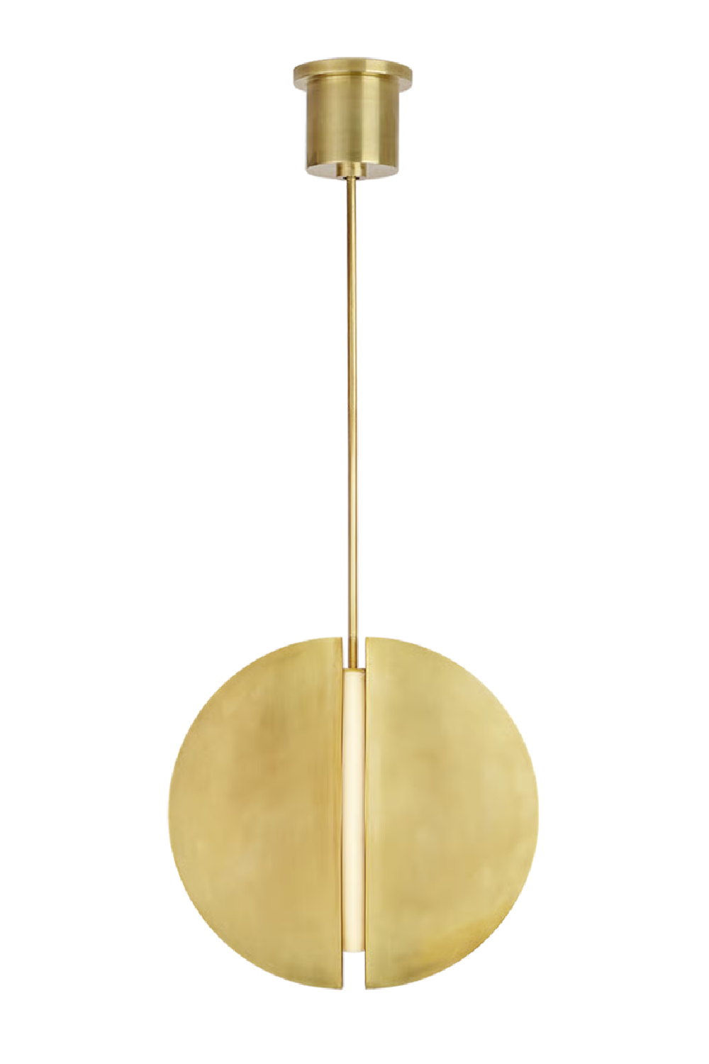 Natural Brass Pendant Lamp | Andrew Martin Bau | Oroa.com