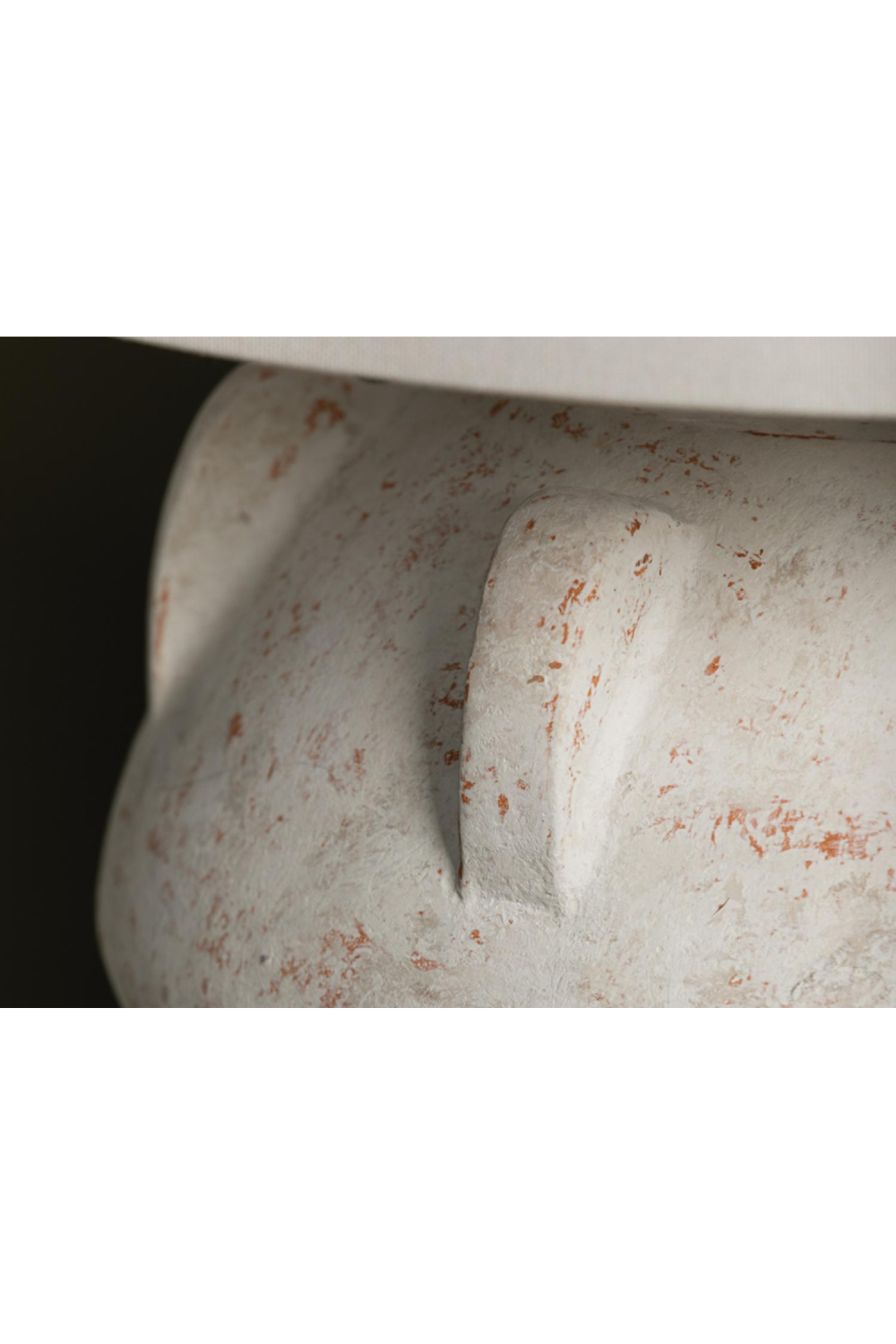 Whitewashed Terracotta Table Lamp | Andrew Martin Vanda | Oroa.com