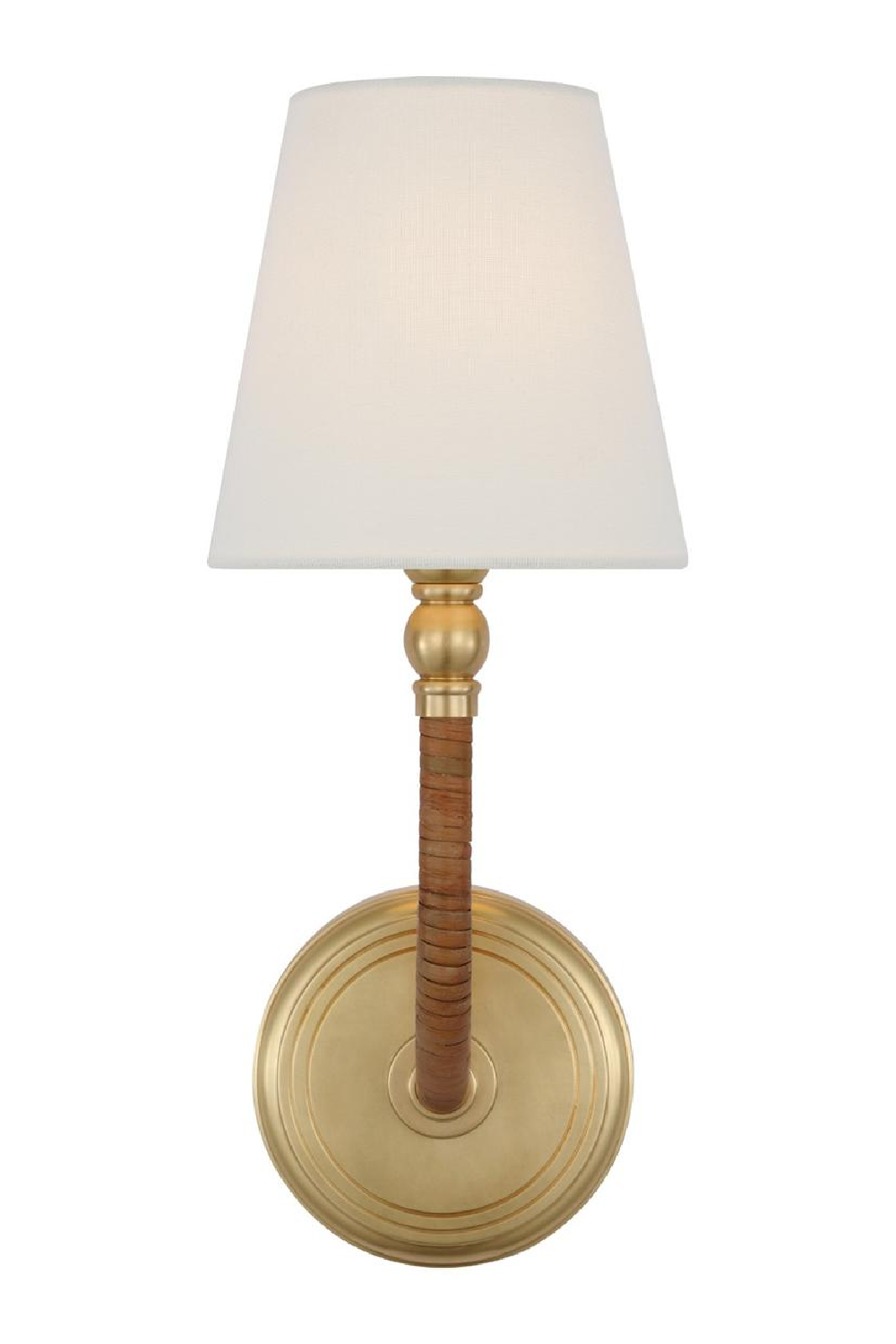 Rattan Wrapped Classic Wall Light | Andrew Martin Basden | Oroa.com