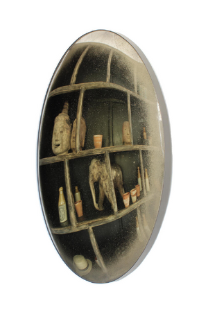 Silver Decorative Convex Mirror | Andrew Martin Richmond | Oroa.com