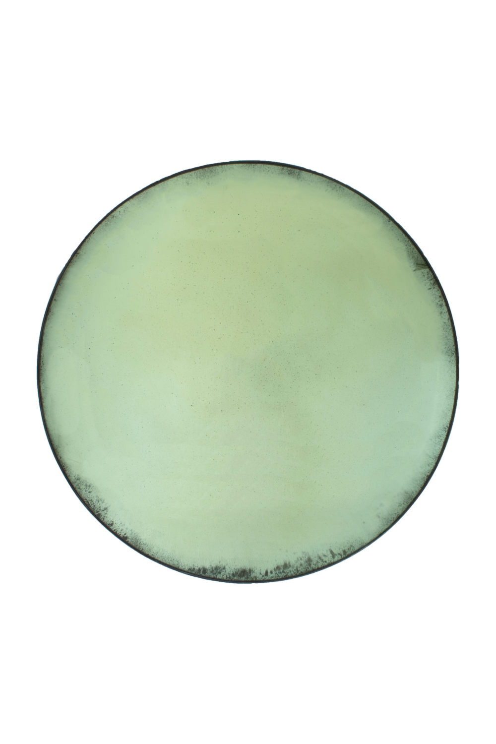 Aged Green Round Convex Mirror | Andrew Martin Fulham | Oroa.com