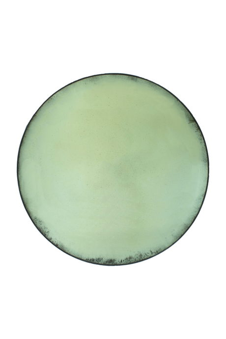 Aged Green Round Convex Mirror | Andrew Martin Fulham | Oroa.com