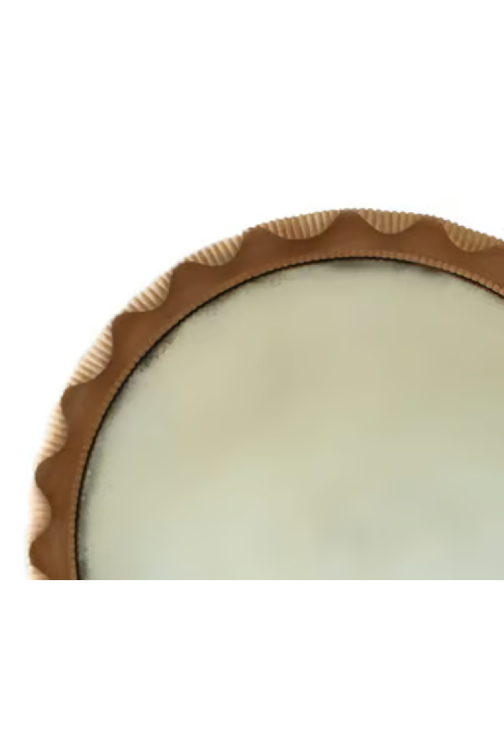 Mahogany Framed Round Convex Mirror | Andrew Martin Marylebobe | Oroa.com