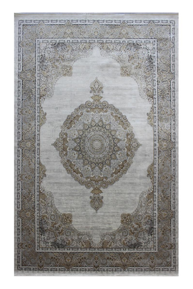Gray Medallion Motif Persian Rug | Andrew Martin Soraya | Oroa.com