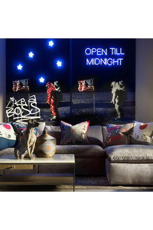 Indigo Fabric Sectional Sofa L | Andrew Martin Truman | Oroatrade.com