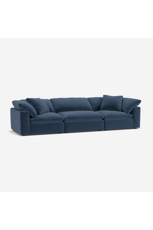 Indigo Fabric Sectional Sofa L | Andrew Martin Truman | Oroatrade.com