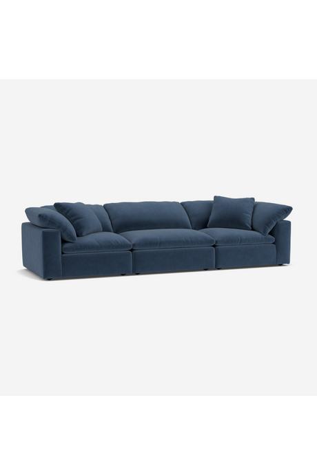 Indigo Fabric Sectional Sofa L | Andrew Martin Truman | Oroatrade.com