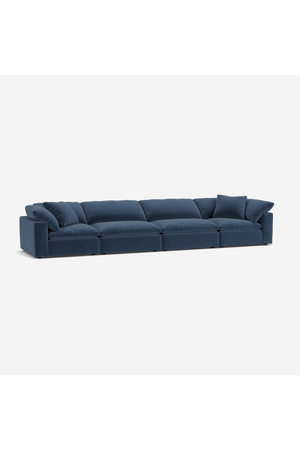 Indigo Fabric Sectional Sofa L | Andrew Martin Truman | Oroatrade.com