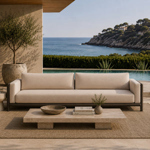   Taupe Outdoor Sofa | Oroa.com