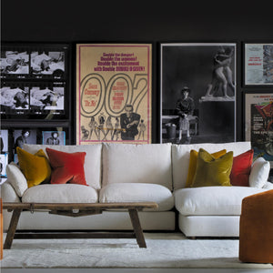   Neutral Linen Corner Sofa | Oroa.com
