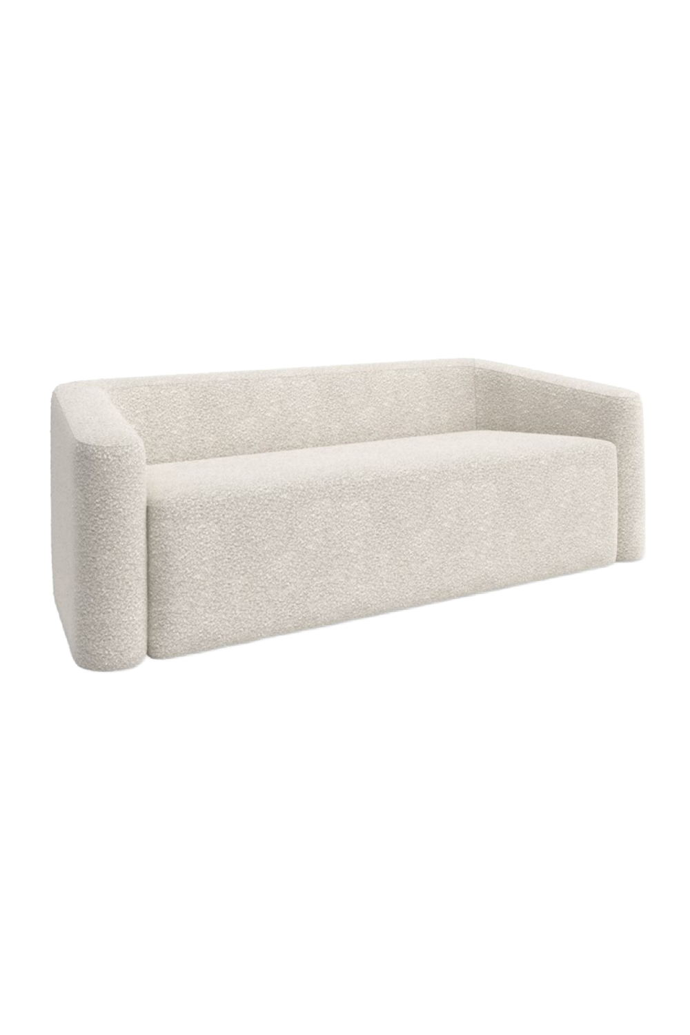 White Boucle Sofa | Andrew Martin Faye | Oroa.com