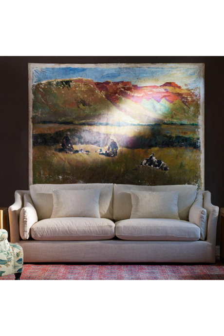   Linen 4-Seater Sofa | Oroa.com