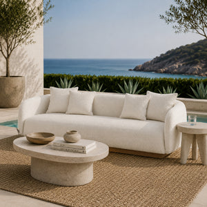   Ivory Outdoor 3-Seater Sofa | Oroa.com