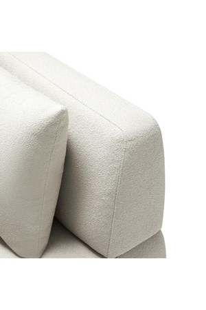 Cream Bouclé Outdoor Sectional Sofa | Andrew Martin Amalfi | Oroa.com