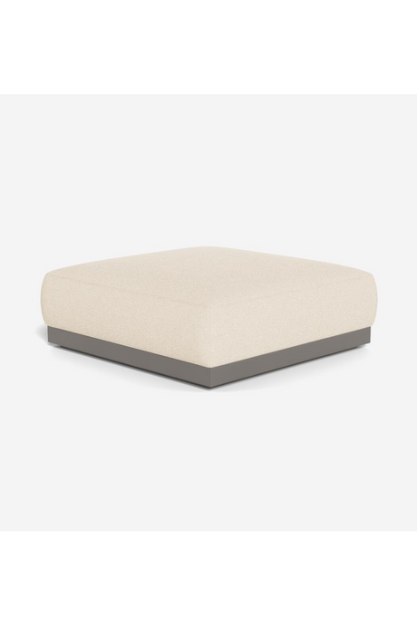 Cream Bouclé Outdoor Sectional Sofa | Andrew Martin Amalfi | Oroa.com