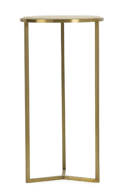 Cream Shagreen Accent Table | Andrew Martin Holly | Oroa.com