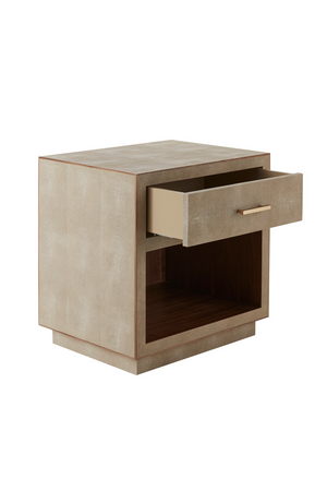 Shagreen with Drawer Bedside Table | Andrew Martin Fitz | Oroa.com