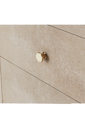 Shagreen Three Drawers Side Table | Andrew Martin Georgia | Oroa.com