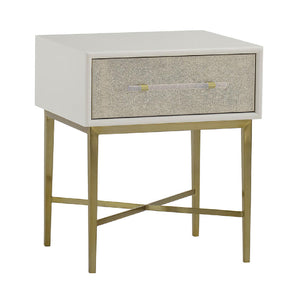   Shagreen Drawer Bedside Table | Oroa.com