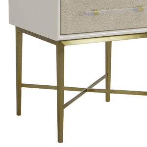   Shagreen Drawer Bedside Table | Oroa.com
