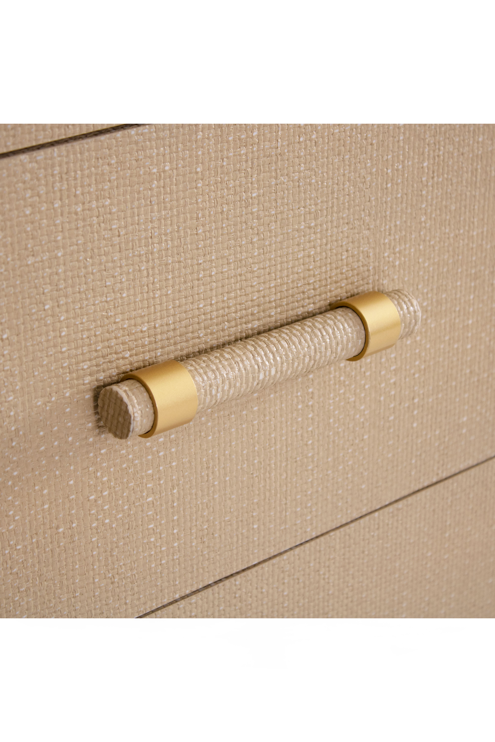 Textured Rattan Bedside Table | Andrew Martin Hesta | Oroa.com