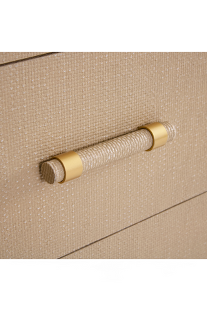 Textured Rattan Bedside Table | Andrew Martin Hesta | Oroa.com