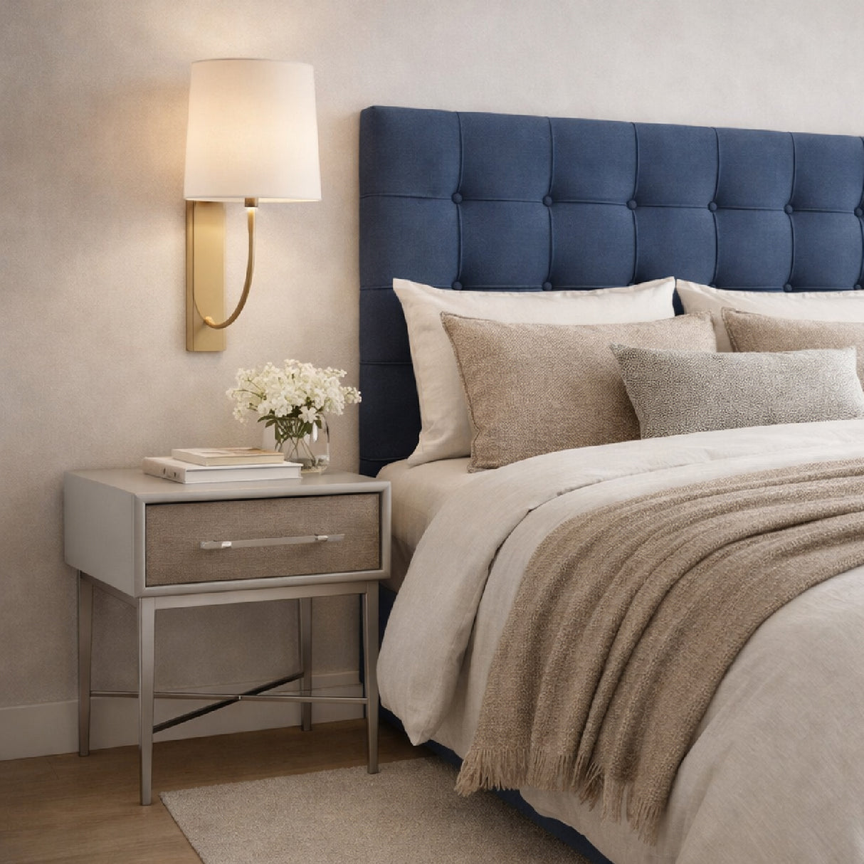   Shagreen Drawer Bedside Table | Oroa.com
