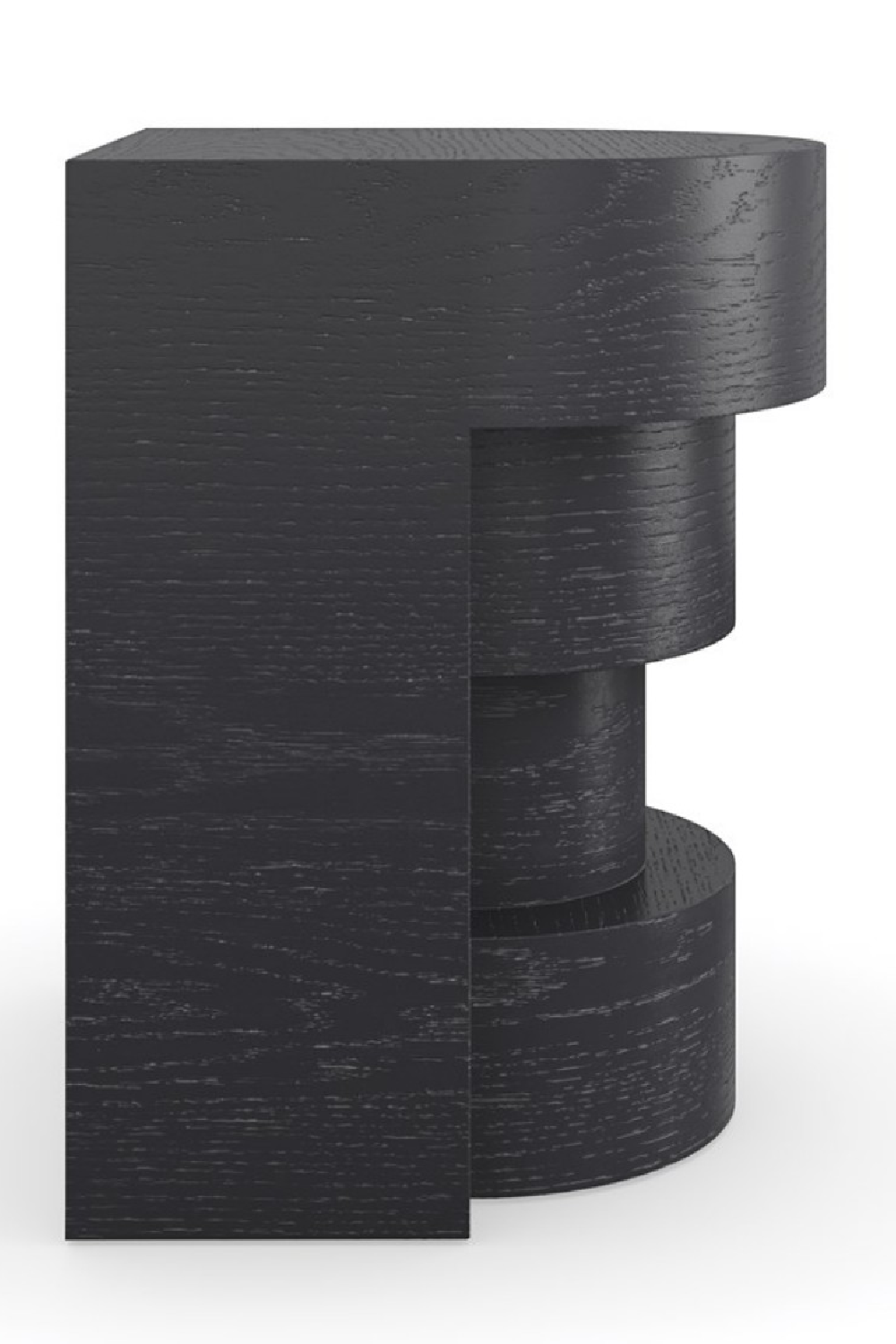 Black Sculptural Side Table | Andrew Martin Sam | Oroa.com