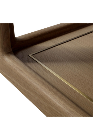 Natural Oak Square Side Table | Andrew Martin Angelo | Oroa.com