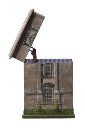 Painted Trunk Pine Side Table | Andrew Martin Filippo | Oroa.com