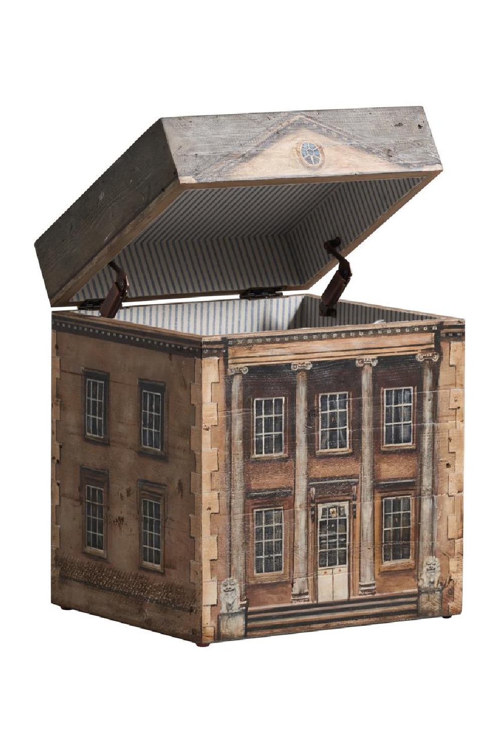 Hand-Painted Pine Trunk Side Table | Andrew Martin Jacopo | Oroa.com