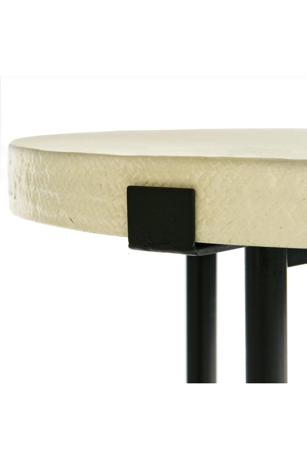 Cream Linen Side Table | Andrew Martin Hercules | Oroa.com