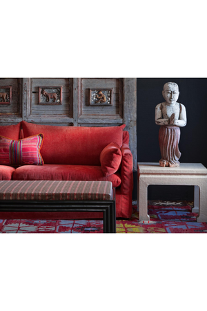 Lacquered Square Side Table | Andrew Martin Poseidon | Oroa.com