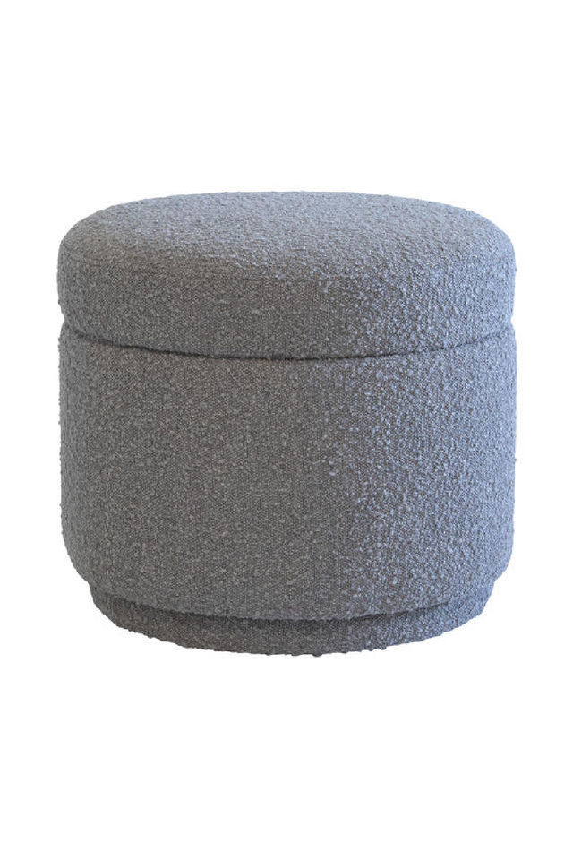 Bouclé Storage Ottoman | Andrew Martin Tondu | Oroa.com