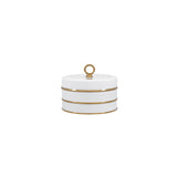 Arienne White Accent Box