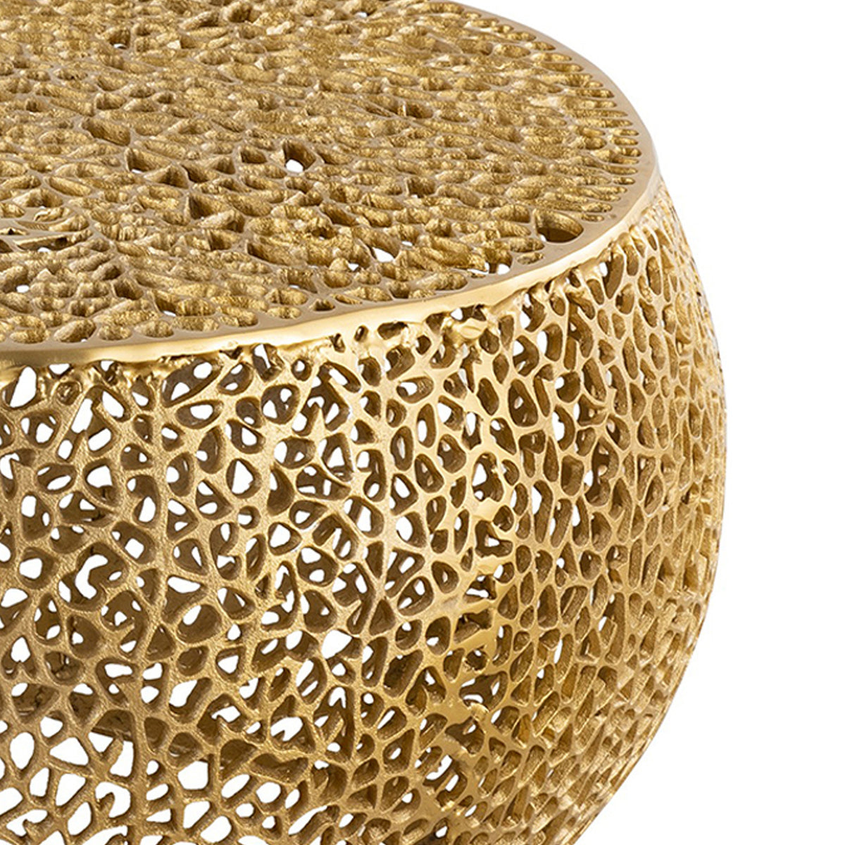 Gold Casted Frame Coffee Table | OROA