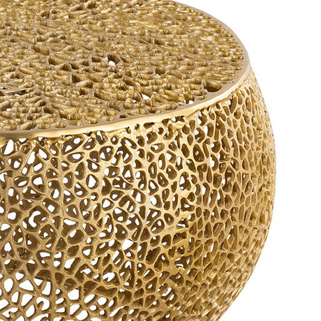 Gold Casted Frame Coffee Table | OROA