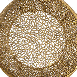 Gold Casted Frame Coffee Table | OROA