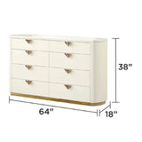 La Pierre Modern 6-Drawer Dresser | OROA