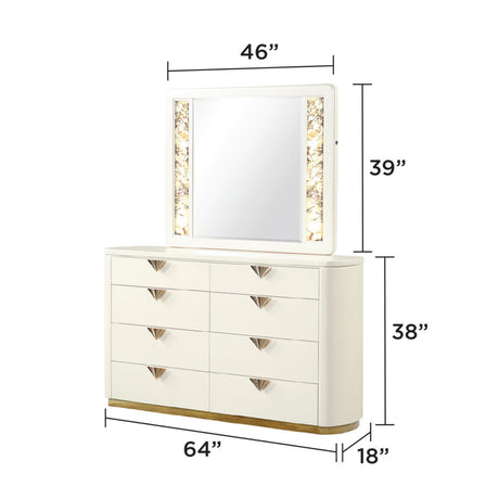 La Pierre Modern 6-Drawer Dresser | OROA