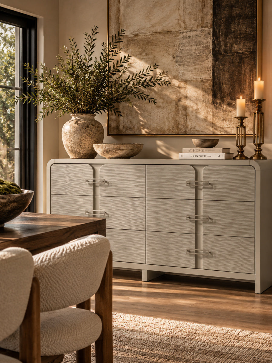 Aria Modern 6-Drawer Dresser | OROA