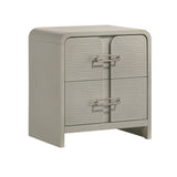 Aria Modern 2-Drawer Nightstand | OROA