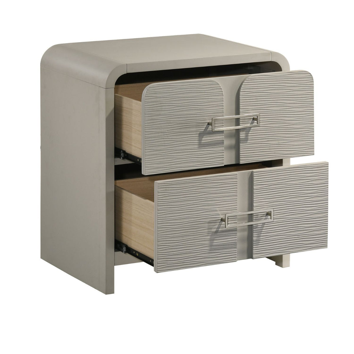 Aria Modern 2-Drawer Nightstand | OROA