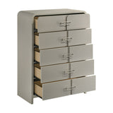 Modern European furniture - Aria Contemporary 5-Drawer Chest - www.oroa.com