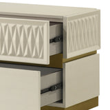 Crocodile Texture Finish Nightstand | OROA