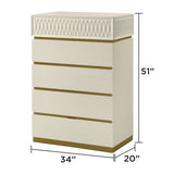 Stanley Modern 5 Drawer Chest | OROA