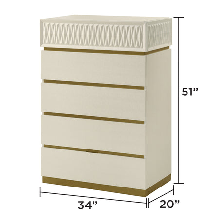 Stanley Modern 5 Drawer Chest | OROA