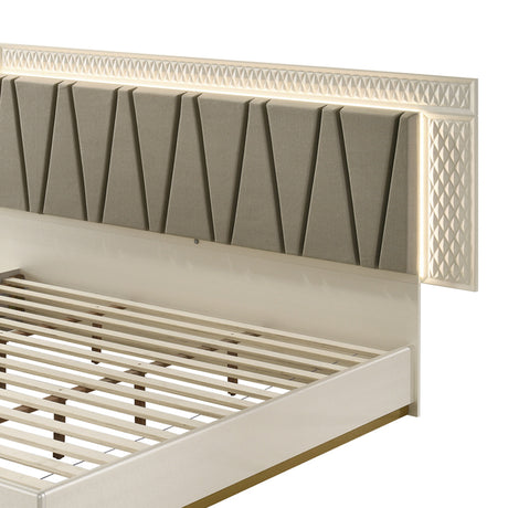 Stanley Modern Upholstered Queen Bed | OROA